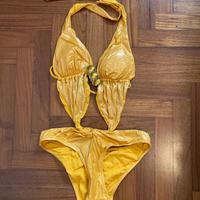 Costume interno trikini oro taglia 40