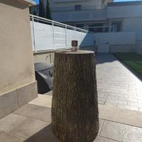 Base per albero di natale a forma di tronco 
