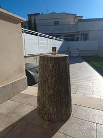 Base per albero di natale a forma di tronco 