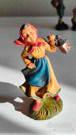 Statuina del presepe vintage. 