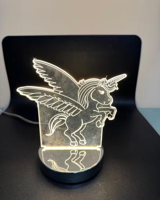 Lampada unicorno – cambia colore