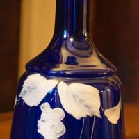 Bottiglia in vetro di Murano con cammeo del 1800