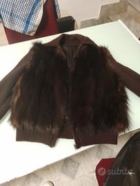 giacca con vera pelliccia 
