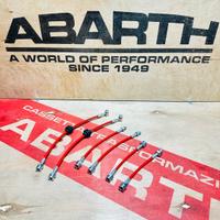 Abarth 500/595/695 tubi freno in treccia impianto 