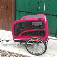 carrello per cane da aggancio alla bicicletta