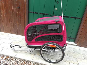 carrello per cane da aggancio alla bicicletta
