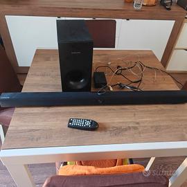 Soundbar e Subwoofer Samsung funzionante 