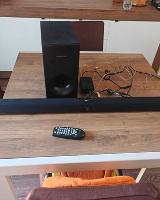 Soundbar e Subwoofer Samsung funzionante 