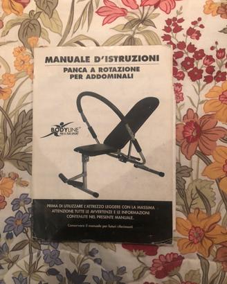 Panca pieghevole  per palestra