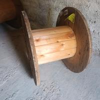 tavolo tavolino bobina avvolgicavo in legno