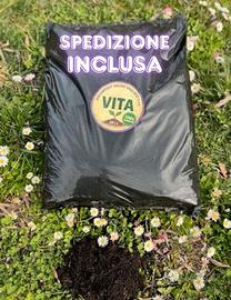 BIOCOMPOST Vita Lavorato dai lombrichi 20 Lt.