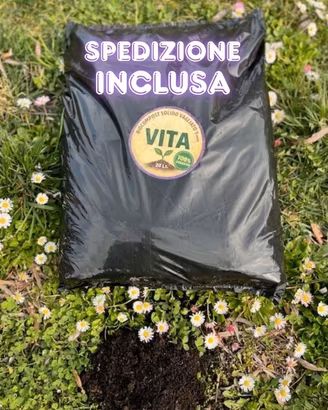 BIOCOMPOST Vita Lavorato dai lombrichi 20 Lt.