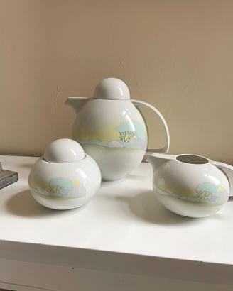 Set caffè porcellana design Ambrogio Rossari