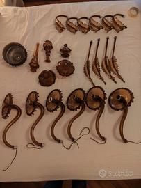 lampadario in vetro di Murano fumé