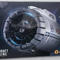 Turbina motore aereo in mattoncini stile Lego