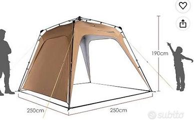 gazebo da campeggio, 250x250x190 NUOVO