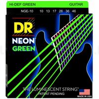 DR Strings NEON(TM) Strings Green (10-46)