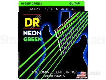 DR Strings NEON(TM) Strings Green (10-46)