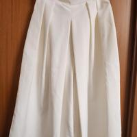 Gonna pantaloni bianco