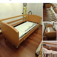 letto elettrico medicale con sponde