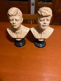 Busti in marmo fratelli Kennedy