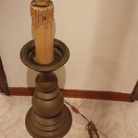 Lampada in bronzo decò