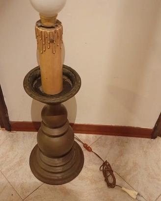 Lampada in bronzo decò