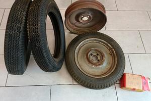 Marmitta honda cub e gomme topolino