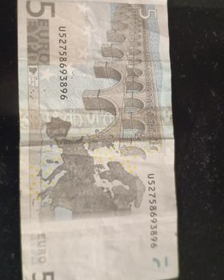 banconota da collezione 5 euro