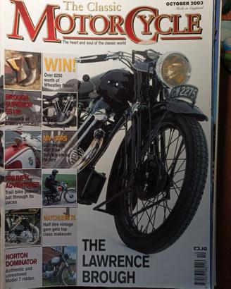 rivista THE CLASSIC MOTORCYCLE numero 10 anno 2003