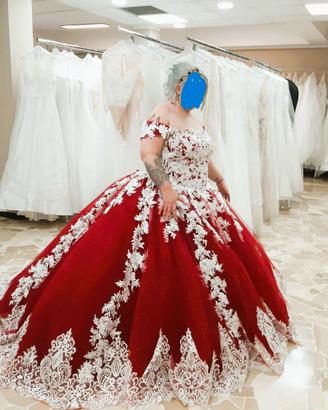 ABITO DA SPOSA PRINCIPESCO
