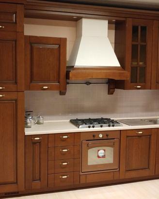 CUCINA RUSTICA EXPO' ANTA ROVERE MASSELLO L 300cm