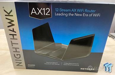 Netgear RAX120 AX12 wifi 6 AX6000 router gaming