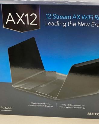 Netgear RAX120v2 AX12 wifi 6 AX6000 router gaming