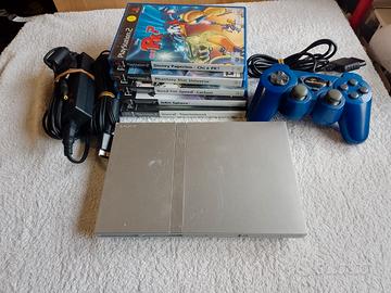 Playstation 2 Slim con giochi