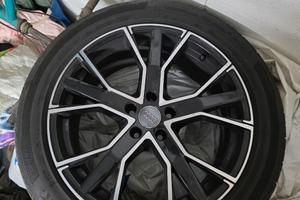 4 cerchi in lega completi di pneumatici