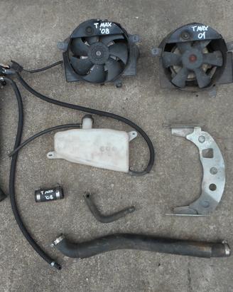 ventola vaschetta e tubi radiatore yamaha t max