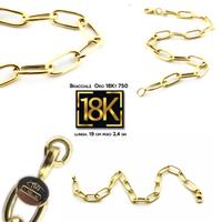 bracciale oro 18K a catena NUOVO