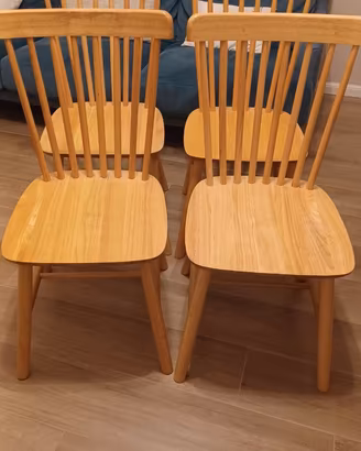 Sedie in legno stile country