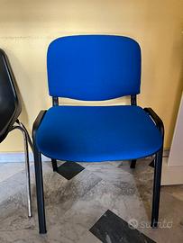 Stock 15 sedie ufficio/sala d’attesa–varie tipolog