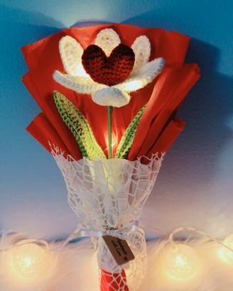 Fiori Uncinetto cuore ❤️