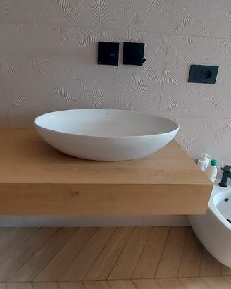 Mensolone e lavabo da bagno 