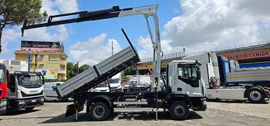 IVECO EUROCARGO 150E24 RIBALTABILE+GRU ING.BONFI
