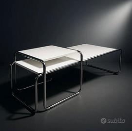 Coppia di tavolini LACCIO 109 Bianchi