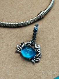 Charm Granchio argento compatibile Pandora