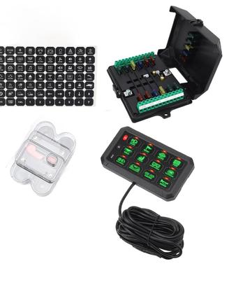 Pannello interruttori IP65 RGB per Camion e Barche