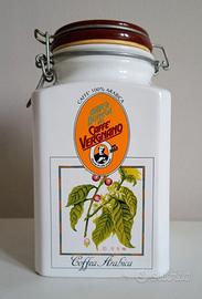 Barattolo pubblicitario Caffe' Vergnano. Ceramica,