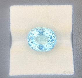 pietra preziosa acquamarina 7.62 carati