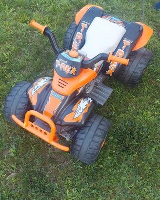 Quad elettrico PegPerego T-Rex 12V+Batteria nuova