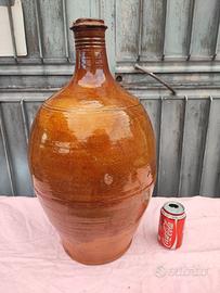 Bottiglia antica grande arte pugliese XIX secolo